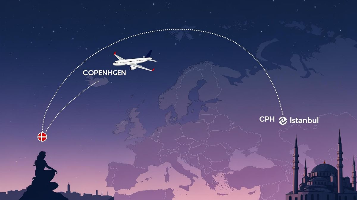 København (CPH) – Istanbul (IST), 3h 10min