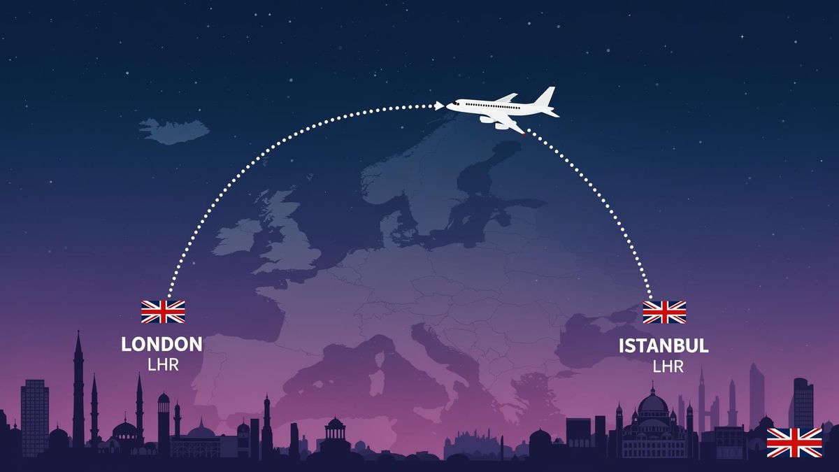 London (STN) – Istanbul (IST), 4h