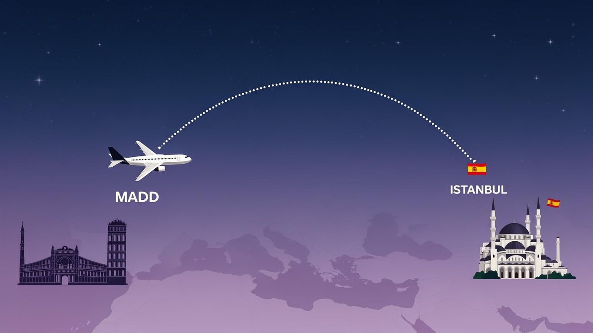 Barcelona (BCN) – Istanbul (IST), 3h 30min