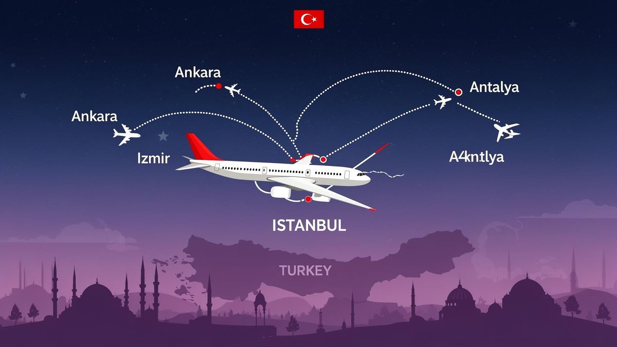Ankara (ESB) – İstanbul (IST), 1 sa. 10 dk.