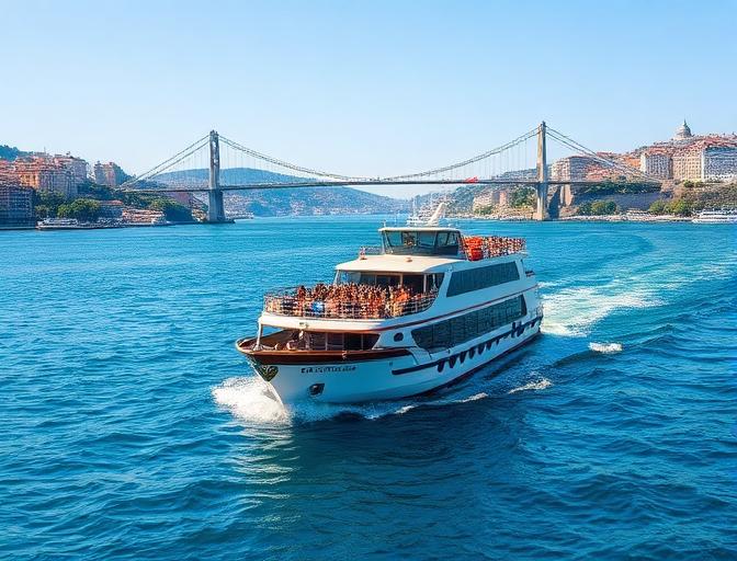 Istanbuls Ufer am Bosporus – redaktionelles Reisebild, kein Yachtangebot